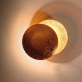 Triogift Creative Rotatable Moon Phase Wall Lamp