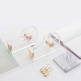 Triogift Aesthetic Acrylic Transparent Tape Cutter