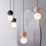 Triogift Aesthetic Terazzo Kids Room Pendant Light