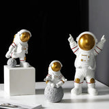 Triogift Spaceman Figurines Sculpture