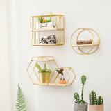 Triogift Creative Geometry Wall Shelf