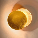 Triogift Creative Rotatable Moon Phase Wall Lamp