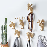 Triogift Decorative Animal Head Wall Hook