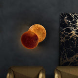 Triogift Creative Rotatable Moon Phase Wall Lamp