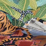 Triogift Jungle Tiger & Girl Wall Tapestry