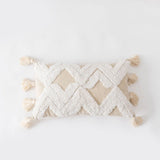 Triogift Bohemian Geometry Tufted Pillow