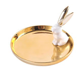 Triogift Animal Figurine Elegance Trinket Dish