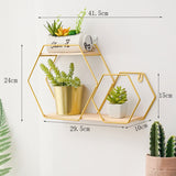 Triogift Creative Geometry Wall Shelf