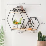 Triogift Creative Geometry Wall Shelf