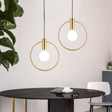 Triogift Golden Balls Elegant Pendant Light