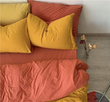 Triogift Two-Toned Aesthetic Bedsheet Set