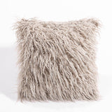 Triogift Luxury Faux Fur Pillowcase