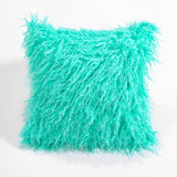 Triogift Luxury Faux Fur Pillowcase