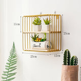 Triogift Creative Geometry Wall Shelf