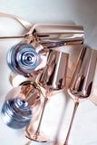 Triogift Elegance Rose Gold Goblet