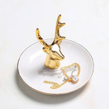 Triogift Animal Figurine Elegance Trinket Dish