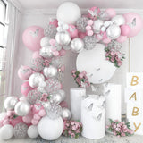 Triogift  Balloon Garland Arch Kit Birthday Party Decoration Girl Birthday Foil Balloon  Baby Shower Decor Globos Wedding Party Supplies