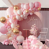 Triogift  Balloon Garland Arch Kit Birthday Party Decoration Girl Birthday Foil Balloon  Baby Shower Decor Globos Wedding Party Supplies