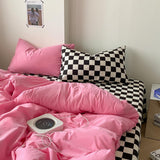 Triogift Aesthetic Pink Series Bedding Set