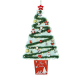 Triogift  Christmas creative wall tree with lights DIY Christmas ornaments treeGlowing christmas tree christmas ornaments  happy tree