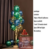 Triogift 1.3M Table Balloons Stand Kit  with String Light Table Centerpiece Balloon for Birthday Baby Shower Christmas Party Decorations