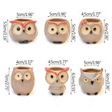 Triogift Wise Owl Ceramic Flower Pot