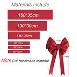 Triogift  Giant Foam Paper Bowknot Accessories Material Package Party Wedding Arch Decor Bowknot Home Background Wall Hanging Decoration