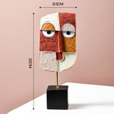 Triogift Creative Abstract Faces Figurines