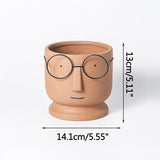 Triogift Nerdy Charm Flower Pot