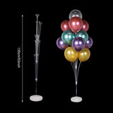 Triogift Balloon Garland Round Stand Holder Column Confetti Balloons Happy Birthday Ballon Kids Baby Shower Wedding Party Decorations