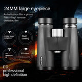 Triogift The New ED Professional Binoculars High-definition High-power Handheld Large Eyepiece Low Light Night Vision 10x42 Waterproof