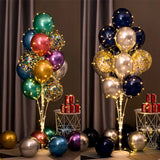 Triogift 1.3M Table Balloons Stand Kit  with String Light Table Centerpiece Balloon for Birthday Baby Shower Christmas Party Decorations