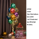 Triogift 1.3M Table Balloons Stand Kit  with String Light Table Centerpiece Balloon for Birthday Baby Shower Christmas Party Decorations