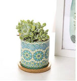 Triogift Mandala Elegance Pattern Flower Pot