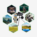 Triogift 10-30×50 Powerful Monocular Long Range Zoom Pocket Spotting Telescope Eyeglass For Hunting Camping Tourism Children Telescope