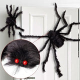 Triogift  Giant Spider House Hanging Decoration, Haunted House, Outdoor Yard, Halloween Spider Decor, 1Pc