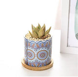 Triogift Mandala Elegance Pattern Flower Pot