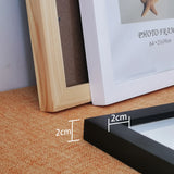 Triogift Nordic Wooden Frame For Picture With Plexiglass Photo Frames For Wall Picture Frames Wall Photo Frame Poster Frame Photo Decor