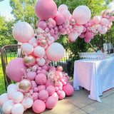 Triogift Macaron Balloons Garland Arch Pink Confetti Ballon Wedding Birthday Baloon Birthday Party Decor Kids Baby Shower Girl Party