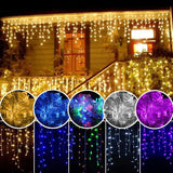 Triogift  LED String Holiday Lights 220V 10m 100Leds Christmas Garland Fairy Xmas Party Garden Stage Outdoor Waterproof Decorative Light