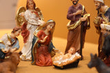 Triogift Christmas Scene Decorative Statue