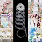 Triogift  Flower Balloons Clips 5M Balloon Chain Glue Dot Birthday Party Wedding Arch Backdrop Decorations Globos Ballons Accessories