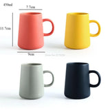 Triogift  - Ceramics Coffee Mug Large Capacity Tea Coffee Mug Cup Personalized Mugs For Women Gift Milk Cup