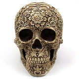 Triogift Gothic Resin Skull Statue