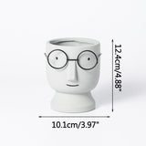 Triogift Nerdy Charm Flower Pot