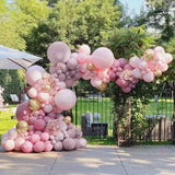 Triogift Macaron Balloons Garland Arch Pink Confetti Ballon Wedding Birthday Baloon Birthday Party Decor Kids Baby Shower Girl Party