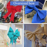 Triogift  DIY Large Bowknot Handmade Material Package Accessories, Make Foam Flower for Party, Wedding Arch, Home Background Wall Decor