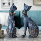 Triogift Whimsical Resin Cat Figurine