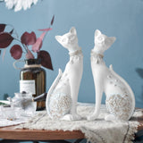 Triogift Whimsical Resin Cat Figurine