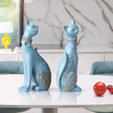 Triogift Whimsical Resin Cat Figurine